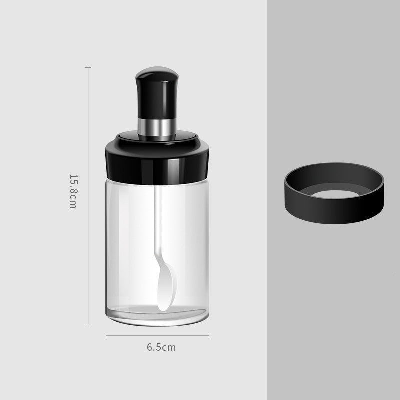 Glassbeholder m. pensel/skje