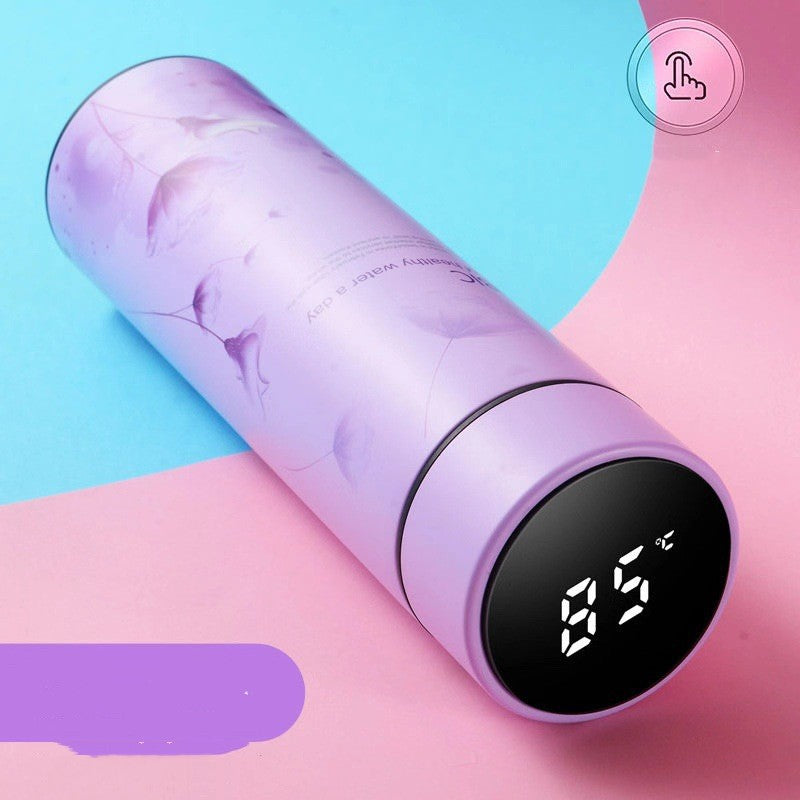 Termosflaske med temperaturdisplay