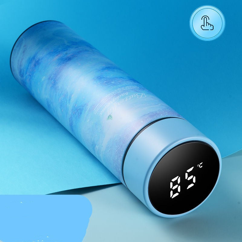 Termosflaske med temperaturdisplay