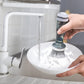Oppvaskebørste med såpe dispenser